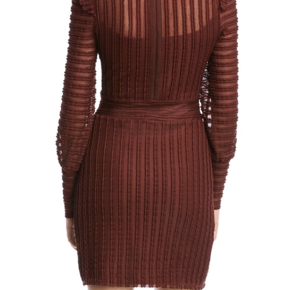 Bailey 44 Allesandra Ruffle Pointelle Dress Sheer - Picture 3 of 14